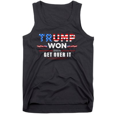 Trump Won Get Over It 2024 Tank Top