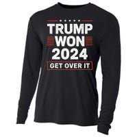 Trump Won Get Over It 2024 Cooling Performance Long Sleeve Crew