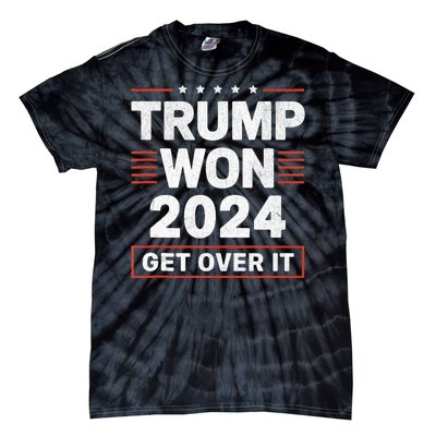 Trump Won Get Over It 2024 Tie-Dye T-Shirt