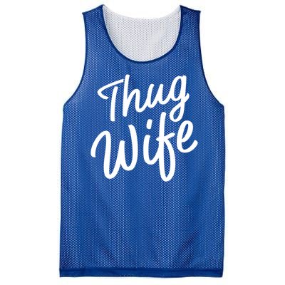 Thug Wife Gift Funny Gift For Wife From Husband Mesh Reversible Basketball Jersey Tank