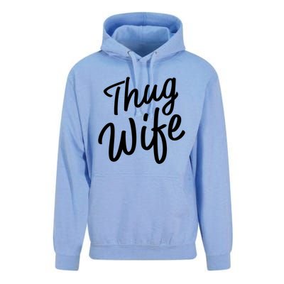 Thug Wife Gift Funny Gift For Wife From Husband Unisex Surf Hoodie