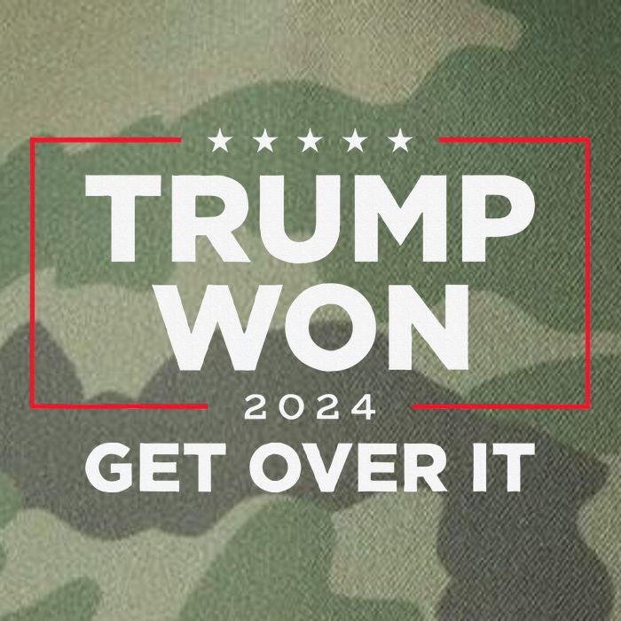 Trump Won Get Over It 2024 Legacy Tie Dye Trucker Hat