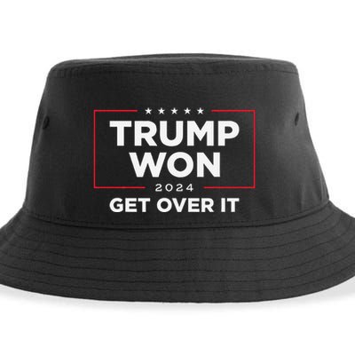 Trump Won Get Over It 2024 Sustainable Bucket Hat