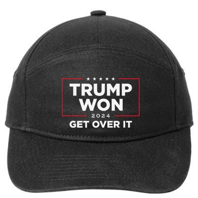 Trump Won Get Over It 2024 7-Panel Snapback Hat