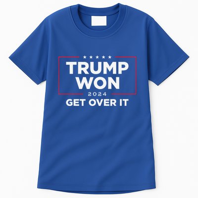Trump Won Get Over It 2024 Tall T-Shirt