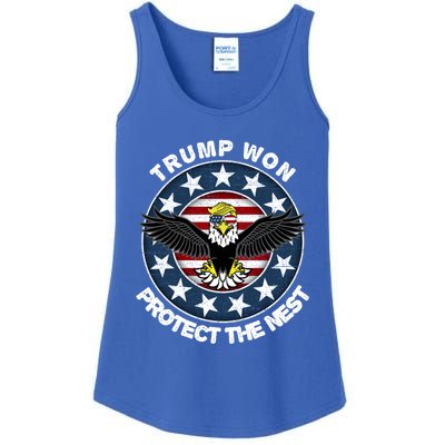 Trump Won Gift Trump Merica Gift Funny Cool Gift Ladies Essential Tank