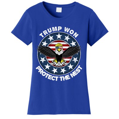 Trump Won Gift Trump Merica Gift Funny Cool Gift Women's T-Shirt