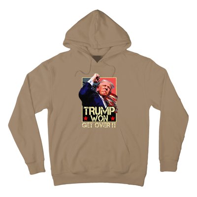 Trump Won Get Over It 2024 Hoodie