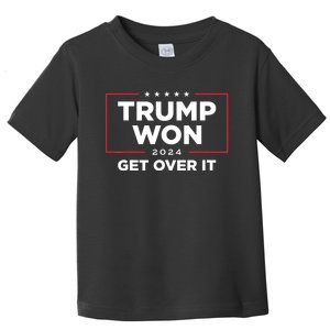 Trump Won Get Over It 2024 Toddler T-Shirt