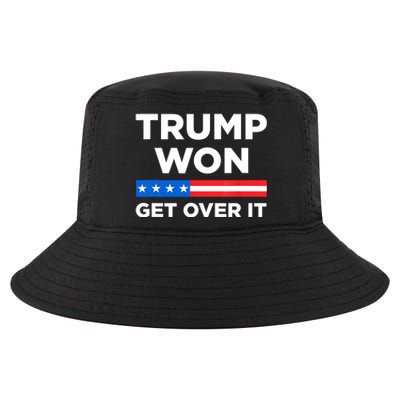 Trump Won Get Over It 2024 Donald Trump Won 2024 Cool Comfort Performance Bucket Hat