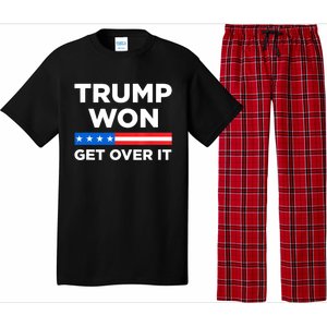 Trump Won Get Over It 2024 Donald Trump Won 2024 Pajama Set