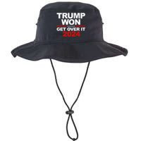 Trump Won Get Over It 2024 Patriotic Trump Red Legacy Cool Fit Booney Bucket Hat