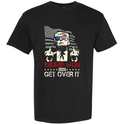 Trump Won Get Over It 2024 Garment-Dyed Heavyweight T-Shirt