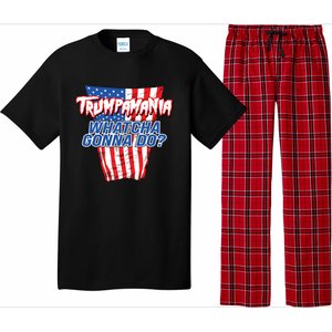 Trumpamania Whatcha Gonna Do Trump 2024 Election Vote Usa Pajama Set