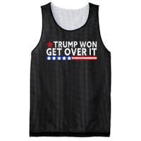 Trump Won Get Over It 2024 Flag Usa Mesh Reversible Basketball Jersey Tank