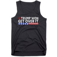 Trump Won Get Over It 2024 Flag Usa Tank Top