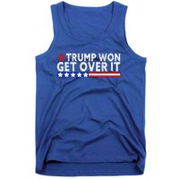 Trump Won Get Over It 2024 Flag Usa Tank Top