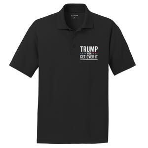 Trump Won Get Over It 2024 PosiCharge RacerMesh Polo