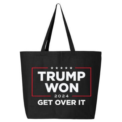 Trump Won Get Over It 2024 25L Jumbo Tote