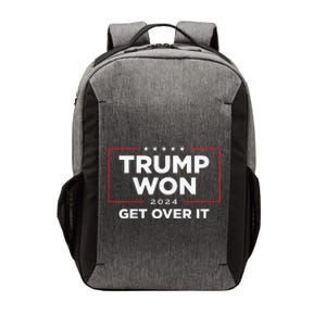 Trump Won Get Over It 2024 Vector Backpack