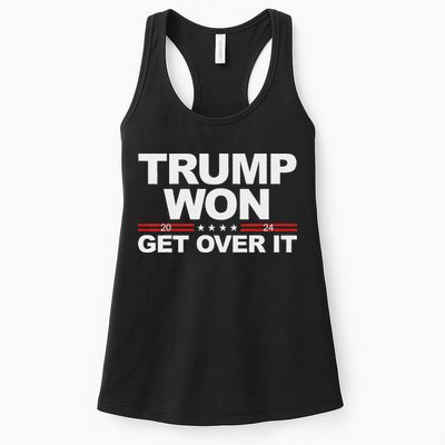 Trump Won Get Over It Trump 2024 Election Womens Tank Top