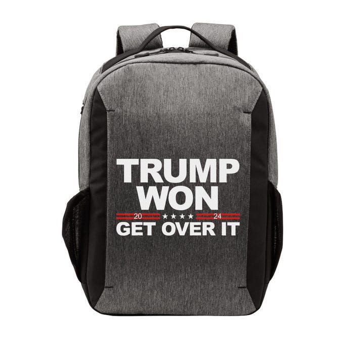 Trump Won Get Over It Trump 2024 Election Vector Backpack