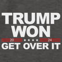 Trump Won Get Over It Trump 2024 Election Vector Backpack