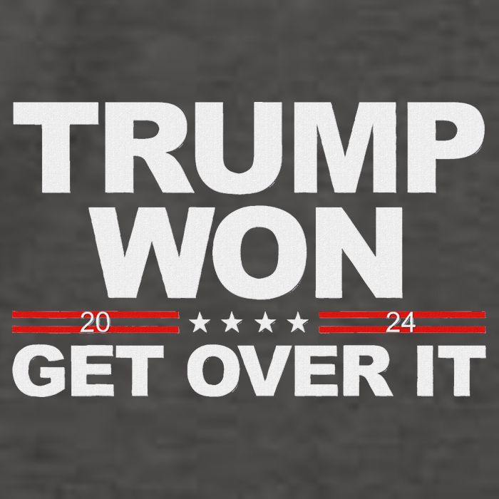 Trump Won Get Over It Trump 2024 Election Vector Backpack
