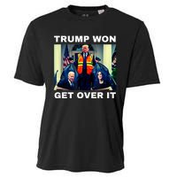 Trump Won Get Over It Maga Won Election 2024 Cooling Performance Crew T-Shirt