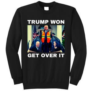 Trump Won Get Over It Maga Won Election 2024 Sweatshirt