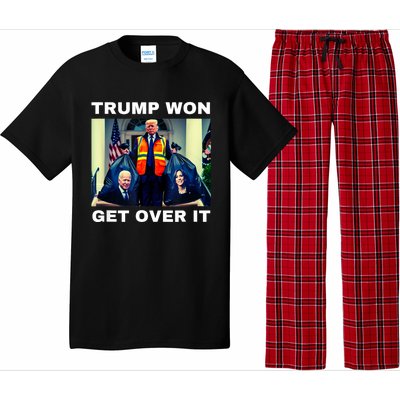 Trump Won Get Over It Maga Won Election 2024 Pajama Set