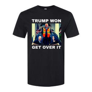 Trump Won Get Over It Maga Won Election 2024 Softstyle CVC T-Shirt