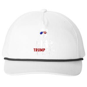 Trump Won Get Over It Patriotic Pro Trump Anti Kamala Funny Snapback Five-Panel Rope Hat