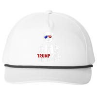 Trump Won Get Over It Patriotic Pro Trump Anti Kamala Funny Snapback Five-Panel Rope Hat