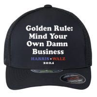 Tim Walz Golden Rule Mind Your Own Damn Business Flexfit Unipanel Trucker Cap