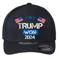 Trump Won Get Over It 2024 Election Inauguration Flexfit Unipanel Trucker Cap