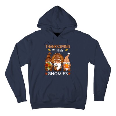 Thanksgiving Women Gnome Fall Leopard Turkey Hoodie