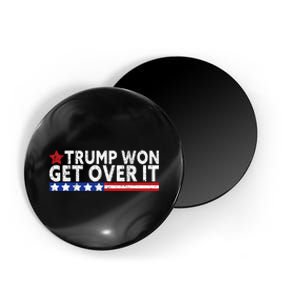 Trump Won Get Over It 2024 Flag Usa Magnet