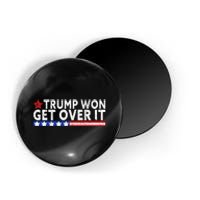 Trump Won Get Over It 2024 Flag Usa Magnet