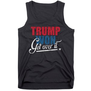 Trump Won Get Over It 2024 Election Inauguration Tank Top