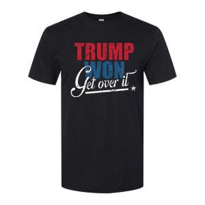 Trump Won Get Over It 2024 Election Inauguration Softstyle CVC T-Shirt