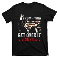 Trump Won Get Over It 2024 Patriotic Trump T-Shirt