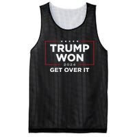 Trump Won Get Over It 2024 Mesh Reversible Basketball Jersey Tank