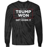 Trump Won Get Over It 2024 Tie-Dye Long Sleeve Shirt