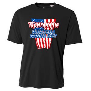 Trumpamania Whatcha Gonna Do Trump 2024 Election Vote Usa Cooling Performance Crew T-Shirt