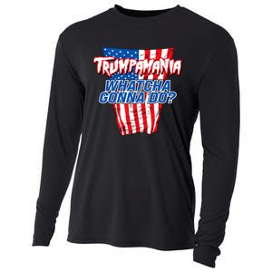 Trumpamania Whatcha Gonna Do Trump 2024 Election Vote Usa Cooling Performance Long Sleeve Crew