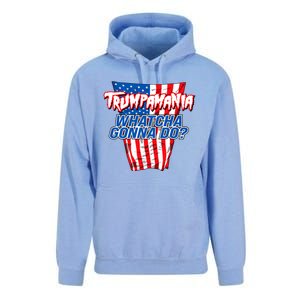 Trumpamania Whatcha Gonna Do Trump 2024 Election Vote Usa Unisex Surf Hoodie