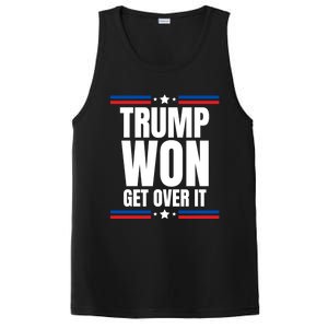 Trump Won Get Over It Patriotic Pro Trump Anti Kamala Funny PosiCharge Competitor Tank