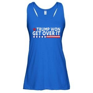 Trump Won Get Over It 2024 Flag Usa Ladies Essential Flowy Tank