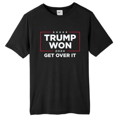 Trump Won Get Over It 2024 Tall Fusion ChromaSoft Performance T-Shirt